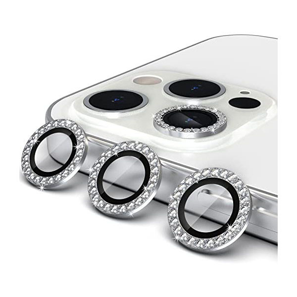 محافظ لنز دوربین مدل Diamond مناسب برای گوشی موبایل اپل iPhone 12/12 Pro
