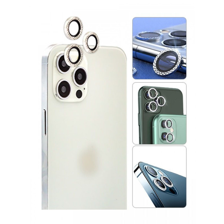 محافظ لنز دوربین مدل Diamond مناسب برای گوشی موبایل اپل iPhone 12 Pro Max